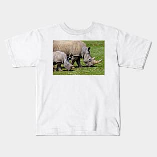 Southern White Rhino Rhinoceros Kids T-Shirt